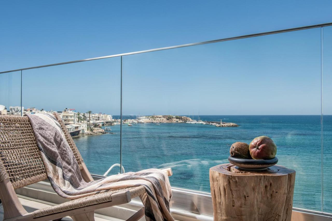 Khroma Luxury Suite 1 Beach Front Apartment ヘルソニソス エクステリア 写真